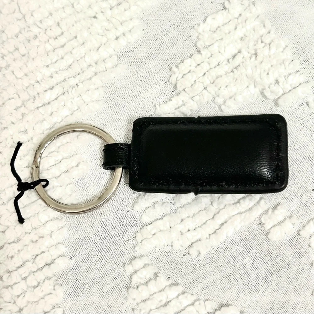 Keneth Cole Reaction Black and Silver Keychain/Key Fob